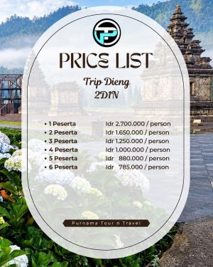 Paket Wisata Dieng Short Trip